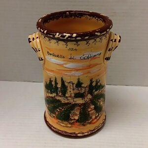 Castello di Gabbiano Pottery Wine Cooler Bucket or Utencil Holder